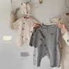 Spring and autumn baby clothes romper loose pajamas home girl outfit 210702