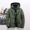 Dam Jacka Män Vinter Varm Parkas -20 Grad Vit Duck Down Jacket Hooded Outdoor Tjock Puffer Padded Snow Coats Overcoat 5XL Y1103