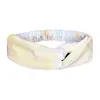 Party Supplies Wide Tie-Dye Fabric Yoga Headbands Fashion Sport Cross Sweatband Bands för Kvinnor Flickor Utomhus Turbans Hårtillbehör