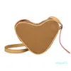 Дизайнерская сумка в форме сердца для женщин-сумочка сумочка высококачественная геометрическая гербовая пеньковая цепь плече