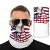 DHL Ship Outdoor Sports National Bird Print USA Flag Magic Sc​​arf Protective Mask Fashion Cycling Caps Masks for Riding1526088