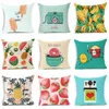 Pineapple Cushion Cover Plant Fruit Banana Ice Cream Home Decorative Pillows For Sofa Cactus Cartoon Pillowcases Cushion/Decorative Pillow