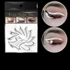 24 Pcs Eyeliner Stencils Eye Makeup Template Stickers Card 12 Styles NonWoven Eyeliner Eyeshadow 3 Minute Shaping Tools3828514