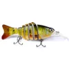 DHL Delivery 12 color 11.2cm 14g Bass Fishing Lure Topwater Fishing Lures Multi Jointed Swimbait Lifelike Hard Bait Trout Perch