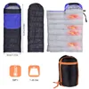 Schlafsäcke Schlafsäcke Camping Sleeping Bag heimen Baumwollwasser Schutz 3 Modi atmungsaktiv für Außen -Innenhäuser -Büroausrüstung