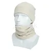 Men's women's warm collar outdoor windproof cold-proof fleece sports riding hat and scarf set 9 colors DD483