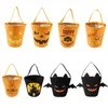 Halloween Candy Bucket Festival presentförpackning Favoriter tecknad pumpa vampyr Ghost Witch handväskor Väska Bag Kids Candies Storage Väskor W-00791