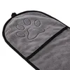 NEW Pet Supplies Bath Towels Ultra-absorbent Microfiber Super Absorbent Pets Drying Towel Blanket With Pocket Small Medium Dogs DH8755