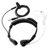 10pc 3.5mm Jack Gorge Vibration Casque Écouteur Écouteur Mic Air Tube Acoustique Covert Pour Agents Gardes Du Corps Mobile Téléphone Radio iPhone Samsung HTC Android