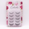 Natural Long 5 Pairs Lash Pack Soft Clear Stem Eyelashes Thin Eyelash Extension Daily Using For Makeup