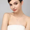 10mm Sterling Silver Necklace Freshwater Shell Pearl Pendant 18inches 925 Box Chain Clavicle Anniversary Gift 18K White Gold Plated
