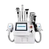 7 EN 1 Cryolipolyse Vide Minceur Machine Lipolaser Cryothérapie Lipo Laser Cavitation Ultrasonique RF Double Enlèvement Du Menton