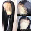 Long Straight Full Lace Front Brazilian Human Hair Wigs 28 30 inch Synthetic Closure Frontal Wig For Women7384774