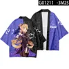 Plus storlek anime genshin påverkar cosplay keqing/klee/fischl/jean/barbara/diluc cape tryckt tecknad mantel kostym S-5xl badrock y0903