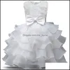 Girls Dresses Baby  Kids Clothing Baby, Maternity Flower Dress Tutu Cupcake Princess Fashion Boutique Bow Ball Gown Z4574 Drop Delivery 202