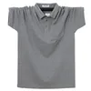 Men's Polos Pure Color Summer Short-sleeved T-shirt Cotton Lapel Half-sleeved Casual Loose 2022