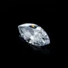 Kuololit naturale Moissanite pietra preziosa sciolta per personalizzare gioielli taglio marquise VVS1 D color Lab diamante solitario regalo fai da te H1015