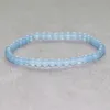 MG0041 Großhandel 4 mm Mini Edelstein Armband Natürliche blaue Jade Armband Für Frauen Handgemachte Yoga Mala Perlen Schmuck