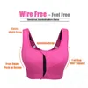 Abbigliamento sportivo Taglie forti Reggiseno sportivo con cerniera frontale Gilet da corsa con ferretto traspirante antiurto professionale Intimo da yoga Abbigliamento da palestra per donna