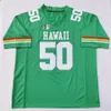 Hawaii Football Jersey NCAA College Cole McDonald Brayden Schager Joey Yellen Dedrick Parson Jonah Panoke Walthall Phillips Lee Edwards II Pavihi