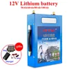 Batterie lithium-ion Portable 12V, 50ah, 60ah, 70ah, 80ah, 100ah, avec BMS, pour alimentation de secours extérieure, onduleur + chargeur 10A