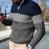 Mężczyźni sweter dzianiny 2021 Wiosna Ciepła V Neck Swetover Jumper Z Długim Rękawem Casual Luźne Męskie Jesień Zimą Dzianiny Topy Plus Sizep0805