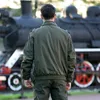 Jackets masculinos estilo exército ao ar livre estilo puro algodão puro jacket homem bombardeiro inverno militar