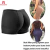 GUUDIA Damen Butt Lifter Nahtlose Hüftverstärker Unterwäsche Booty Pads Shaper Boyshorts Atmungsaktiver Body 210810