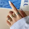 Wedding Rings 2021 Jewelry Trendy Gold Butterfly For Women Men Lover Couple Set Friendship Engagement Open7862018