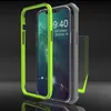 2 in 1 Telefoon Case Vier Hoek Anti Fall Shockproof TPU PC Back Cover Mobiele Telefoon Gevallen voor iPhone 13 12 11 Pro 6 7 8 Plus XS MAX XR en Samsung Galaxy S21 S20 Opmerking 10 20 Ultra MQ50