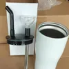 Groothandel! 20oz Sublimatie Roken Tuimelaar Witte Lege Curve Hookah Tumblers Rvs Waterflessen DIY Warmte Transfer Rook Cups A12