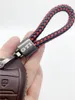 Keychains Multi-Color Fashion Metal Leather Car Styling Keychain Business Gift Auto Key Accessories For VW Golf 7 Gti 6 Personality Smal22