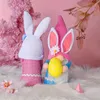 Home Party Decoration Kids Easter Gift Bunny Egg Doll Cute Faceless Elderly Dwarf Doll Ornaments