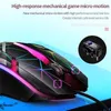 Oyun fareleri kablolu 1200dpi led arkadan aydınlatmalı usb optik ergonomik fare pc gamer bilgisayar dizüstü oyunları