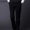 (Jacket+Pant+Tie) Men Formal Suits Luxury Wedding Suit Male Blazers Slim Fit Suits For Men Grey Black Party Classic Menswear X0909