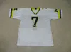 Cusmtom Vintage Michigan Wolverines Futbol Forması Beyaz Sarı Erkek Kadınlar Gençlik Dikiş Herhangi Bir İsim Ekle XS-5XL