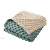 Baby beanie dekens pasgeboren wandelwagen slaap cover zuigeling beddengoed quilt swaddling wrap peuter dutje deken rre10401