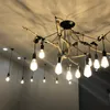İskandinav örümcek endüstriyel kolye lambaları E27 tavan arası edison endüstrisi avize kordon uzunluğu 150-250 cm avize
