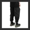 Pantaloni cargo double shape effetto simbiotico shorts idrorepellenti trasformabili techwear streetwear ninjawear X0723
