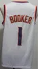 남자 농구 Deandre ayton jersey 22 크리스 폴 3 Devin Booker 1 스포츠 팬 스티치 블랙 화이트 퍼플 오렌지 팀 색 통기성 순수 면화 좋은 품질