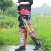 Aelegantmis Chinese stijl linnen losse casual broek vrouwen vintage nationale mode patchwork lange broek dames streetwear broek 210607