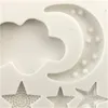 8.6 cm * 8.1 cm Sıvı Devlet Kek Pişirme Kalıp Silika Jel Kalıpları Ay Yıldız Beyaz Bulutlar Bakeware 2 25HL Y2