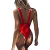 Kroppsmekanik kläder mode kvinnliga damer sexiga strandkläder One Pieces Bodysuits Romber Beach Swimming SXL9002014