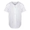 Jersey de béisbol de rayas blancas en blanco 2021-22 Bordado completo de alta calidad Personalice su nombre su número S-XXXL