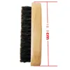 Spazzola per barba con setole di legno da 10,5 x 5 cm, pettine per baffi dopobarba, spazzole in legno per uomo