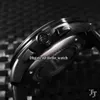 Designer Watches Brand 45mm Maurice Lacroix Masterpiece MP7128-SS001-300-1 Skeleton Black Dial Quartz Chronograph Mens Watch PVD Black Case Leather Strap discount