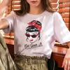 Serin Kız Grafik Tee Sokak Tarzı Rahat Komik Harajuku Hipster Kadın T-shirt Punk Kawaii Estetik Kore Tops 210518