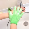 Guantes de baño creativos Exfoliación Masaje de piel y guantes de lavado Toalla de baño de caramelo 7 colores T500652