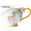 Style Ceramic Coffee Home Breakfast Milk Cups Mug Hand-painted Animal Water