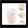 Tools Kitchen, Dining Bar Home & Garden Drop Delivery 2021 250Ml Food Semi-Permeable Double-Scale Sile Cup Graduated Beaker Cooking Baking Ki